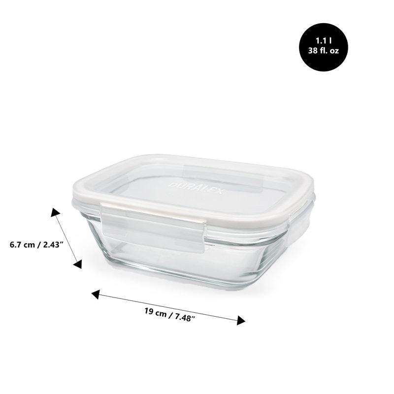 Contenant de rangement étanche Duralex Lys, 1,1 L