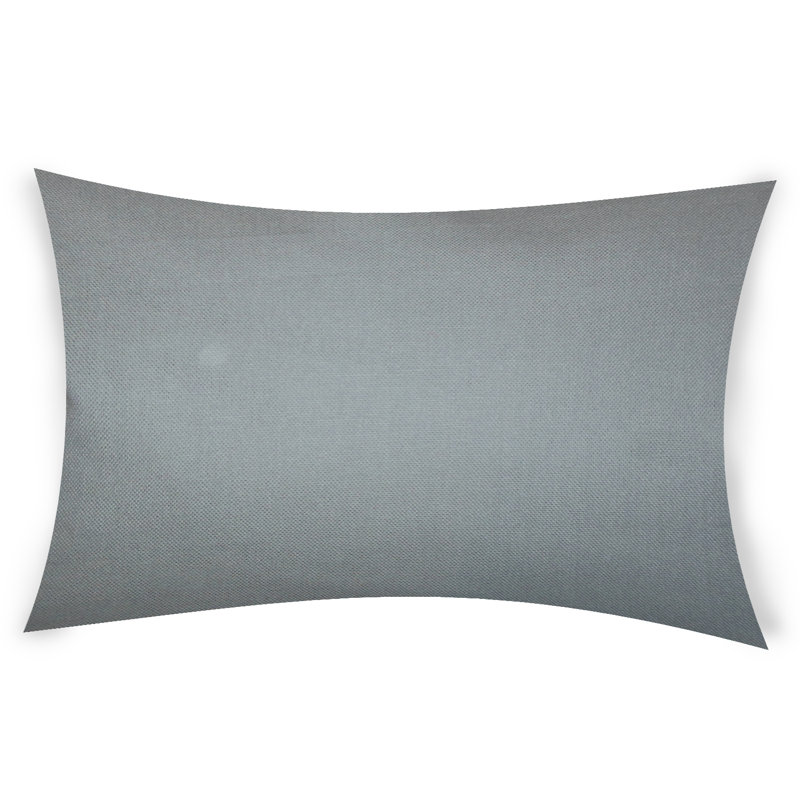  Housse et insert rectangulaires en coton, Gris, 12 po x 18 po