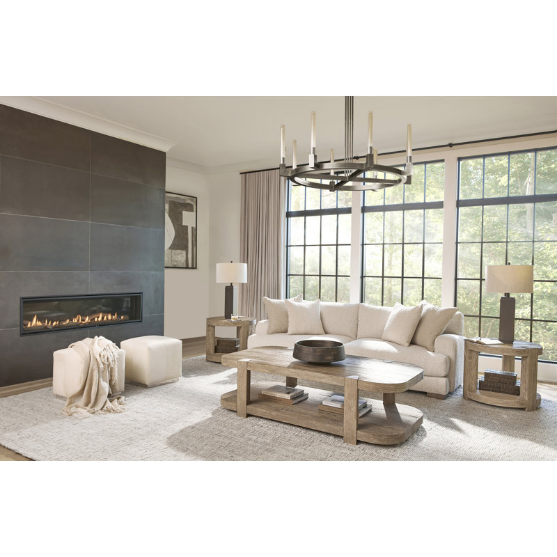 Bernhardt Aspen Fabric Ottoman