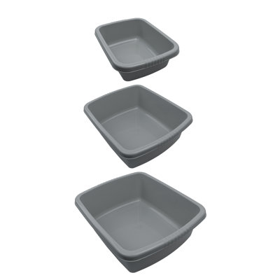 Washing up bowl and draining rack