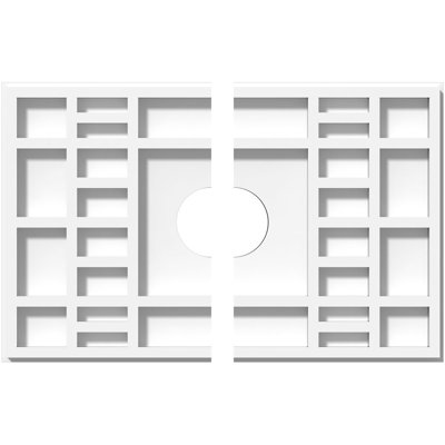 Beaux Architectural Grade PVC Contemporary Ceiling Medallion