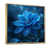 Toile avec cadre flottant or