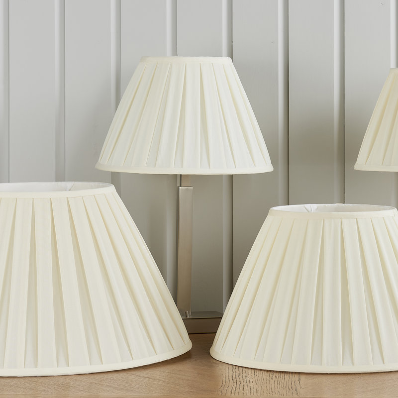 Marvin 23cm H Fabric Empire Lamp Shade in Beige