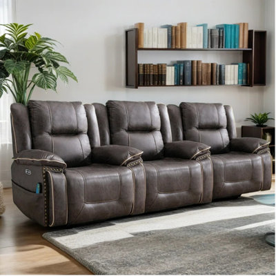 41'' W Soft Oversize Dual Motor Power Lift Assist Heat & Massage Recliner With Headrest