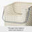 Like-it Plastic Laundry Basket White Square Front-open Basket for Laundry and Storage Set of 2-109024379