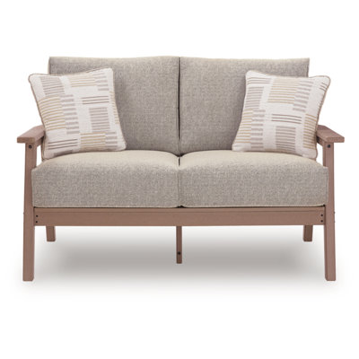 Cliffs Beach Outdoor Loveseat With Cushion