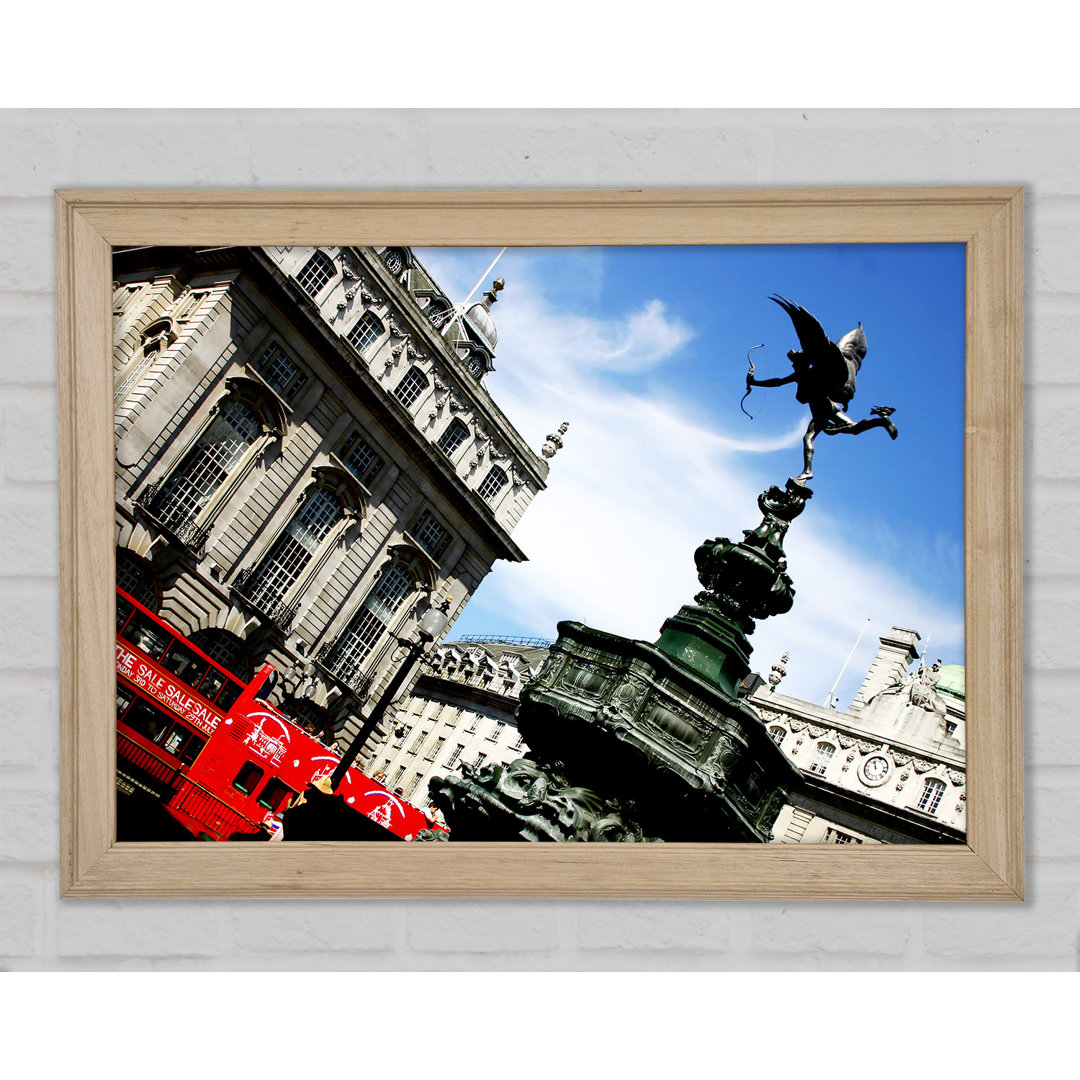 London Piccadilly Circus UK - Einzelner Bilderrahmen Kunstdrucke