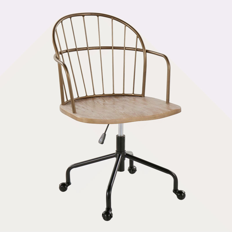 Chaise de bureau Farmhouse, Brun