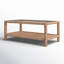 Pine Isle Glass Coffee Table-1791939377