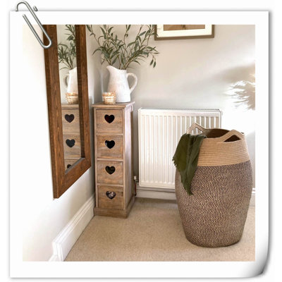 Panier en tissu Beachcrest Home ™