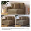 Upholstered Corduroy Armchair-1413949507