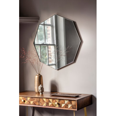 Delois Metal Flat Wall Mirror