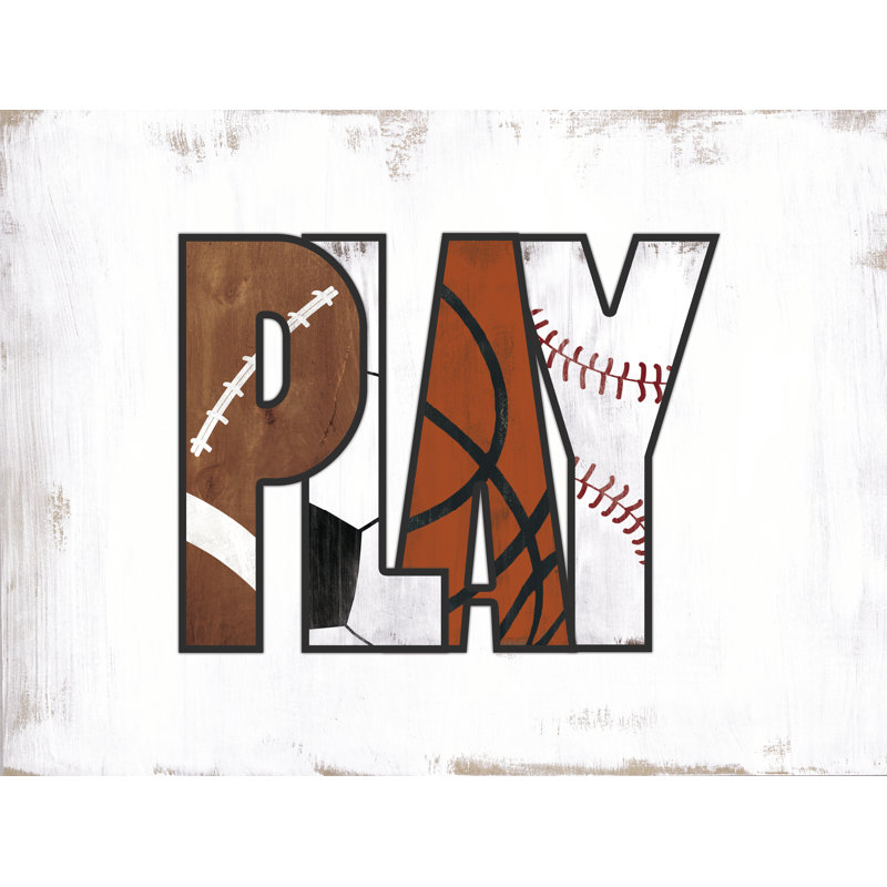« Play Ball », H 24 po x l 36 po