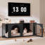 Cage double pour chien en métal de style moderne-1934771760
