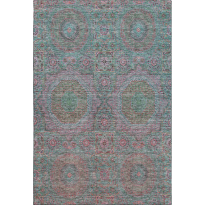 Premium Machine Washable Tara AMF1923 Panels Rug
