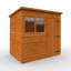 7x5w Tiger Shiplap Pent