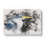 Pied Heron Watercolour - Wrapped Canvas-56659881