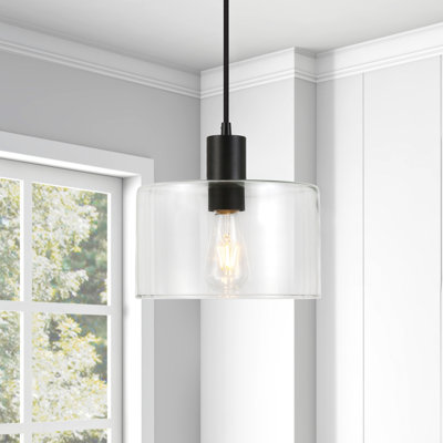 Luminaire suspendu cylindrique à 1 lumière Henri