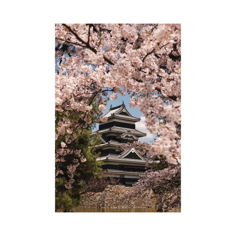 Matsumoto Castle XIII 1 Piece Wall Art on Canvas, 30.48cm H x 20.32cm W x 1.91cm D, Wrapped Canvas