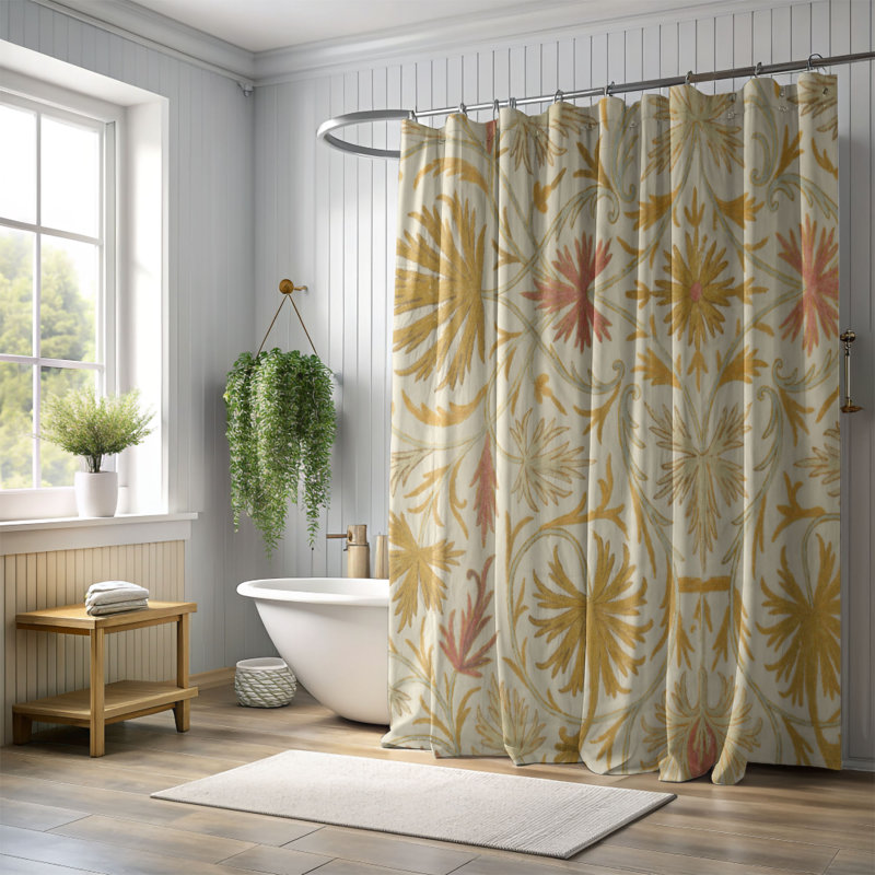 Rideau de douche Franceshi, H 74 po x l 71 po