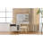 Philip Retractable Makeup Vanity with LED Mirror, Cabinet, Charging Ports & Stool-115330406
