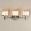 Newberry 3-Light 22.25 inch Wide Chrome Transitional Bathroom Vanity Lighting Fixture, White Frosted Opal Glass Shade, Dimmable, LED Compatible, Reversible Over the Mirror Mounted Wall Sconce-607066276-593434398