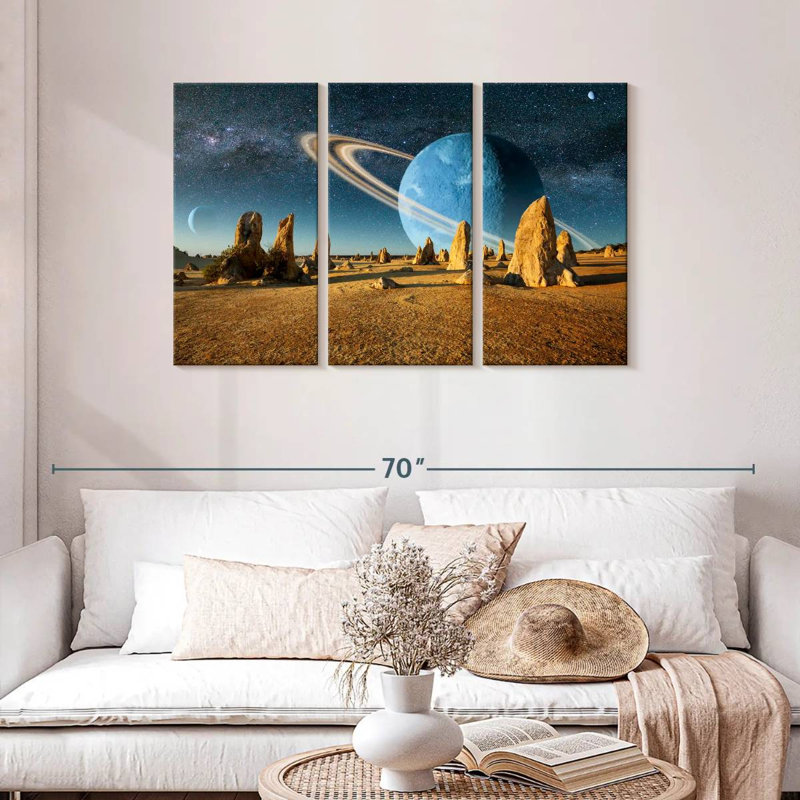 Oberle Barren Alien Planet, 28" H x 45" W
