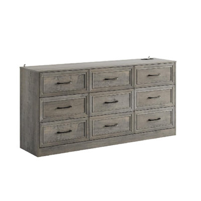 9 Drawer Wide Dresser For Bedroom