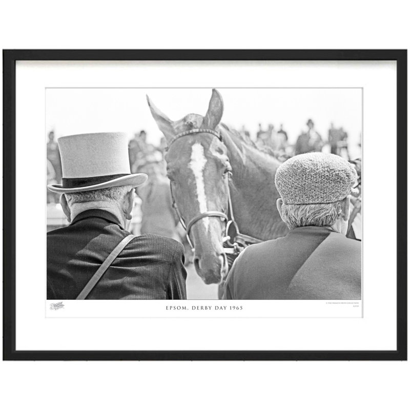 Epsom, Derby Day 1965 by Francis Frith - Single Picture Frame Print, 28cm H x 36cm W x 2.3cm D
