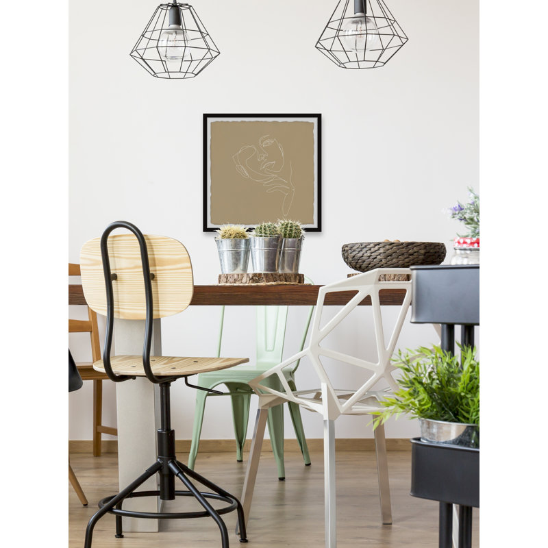 Let Go Of The Past - Single Picture Frame Print, 30cm H x 30cm W x 3.81cm D