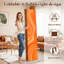 Cloison pliante 4 panneaux paravent en marbre fluide abstrait orange royal-159914352-159914366