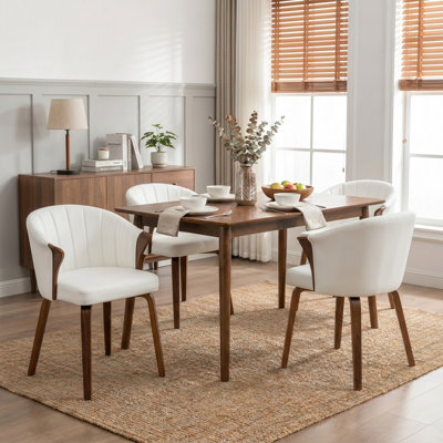 Devault Upholstered Faux Leather Dining Chair