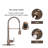 Akicon Pull Down Kitchen Faucet-70944501