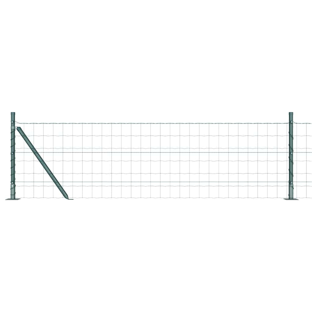 Vidaxl Fence With Posts Steel