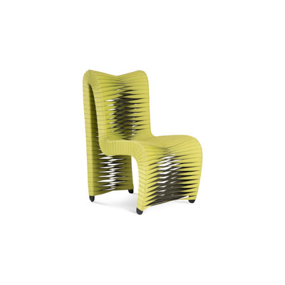 Seat Belt Cotton Upholstered Side Chair
