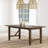 Light Brown Rectangular Wood Dining Table