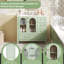 Meuble-lavabo vert 36 po avec lavabo en céramique