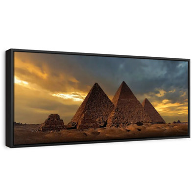 Sunset Over The Giza Pyramids
