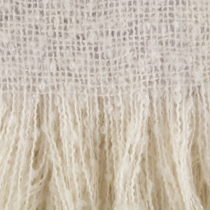 Sherpa Reversible Brown and Beige Acrylic Throw Blanket