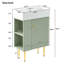 Meuble-lavabo élégant avec rangement abondant et design exquis-1248643780