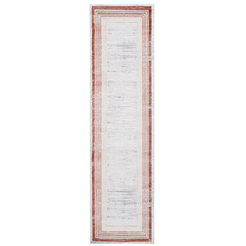 Lint-free, stylish, stain-resistant area rug, Runner 2'2" x 8'