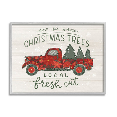 Arbres de Noël locaux fraîchement coupés, art giclée par Loni Harris
