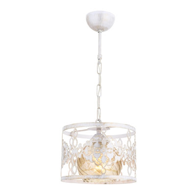 Luminaire suspendu tambour 1 lumière