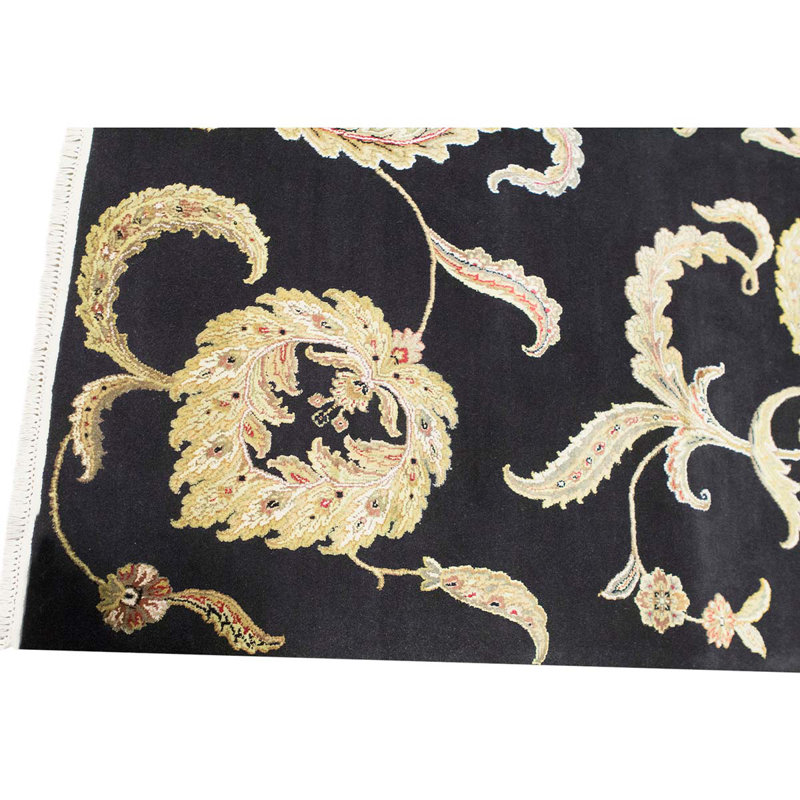 Wool Floral Area Rug