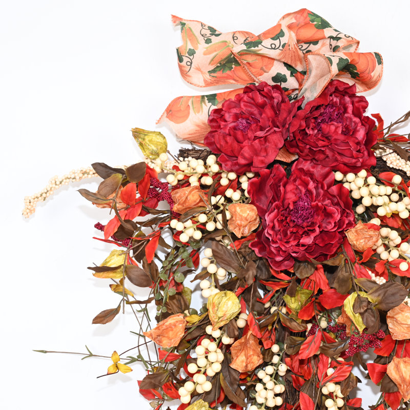 Faux feston d'automne, Rouge