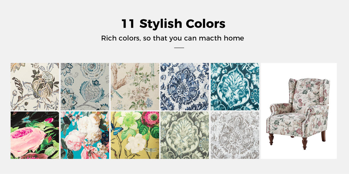 Anndi Upholstered Wingback Accent Chair