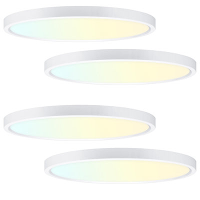 Kaylonie Plastic LED Flush Mount