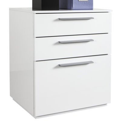 Semplice 50cm W Manufactured Wood Bedside Table