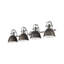 Ensemble de meuble-lavabo 4 lumières Brynnan-107150012-107150013