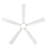 Bascio 5 - Blade LED Standard Ceiling Fan with Remote Control and Light Kit Included-280546445-281262662-277258632